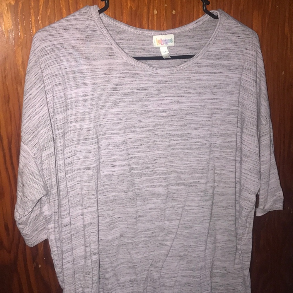 Lularoe- purple heathered Irma m